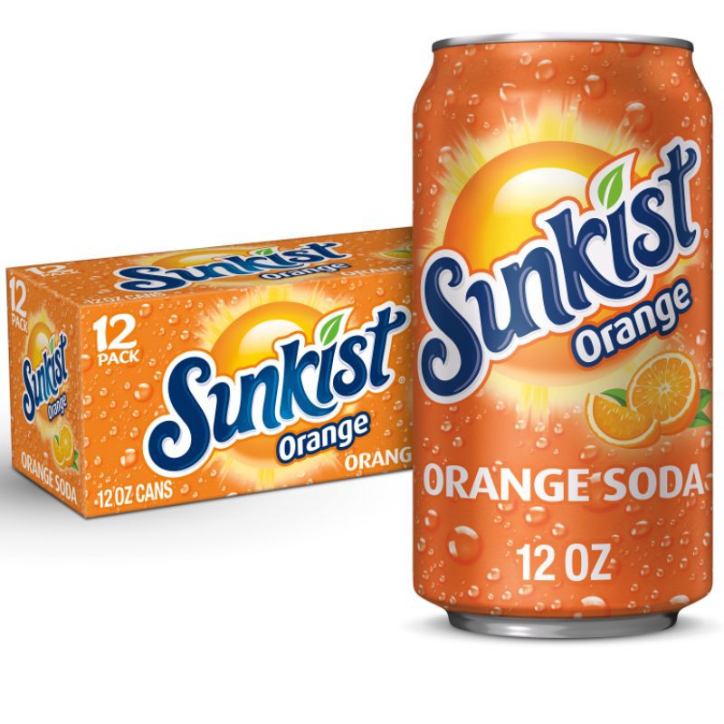 Sunkist Orange Soda 12oz (12 Cans) | Shopee Philippines