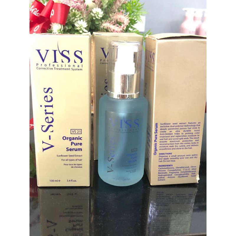Viss Professional Sunflower Seed Extract Organic Pure Hair Serum Oil (For All Hair Types