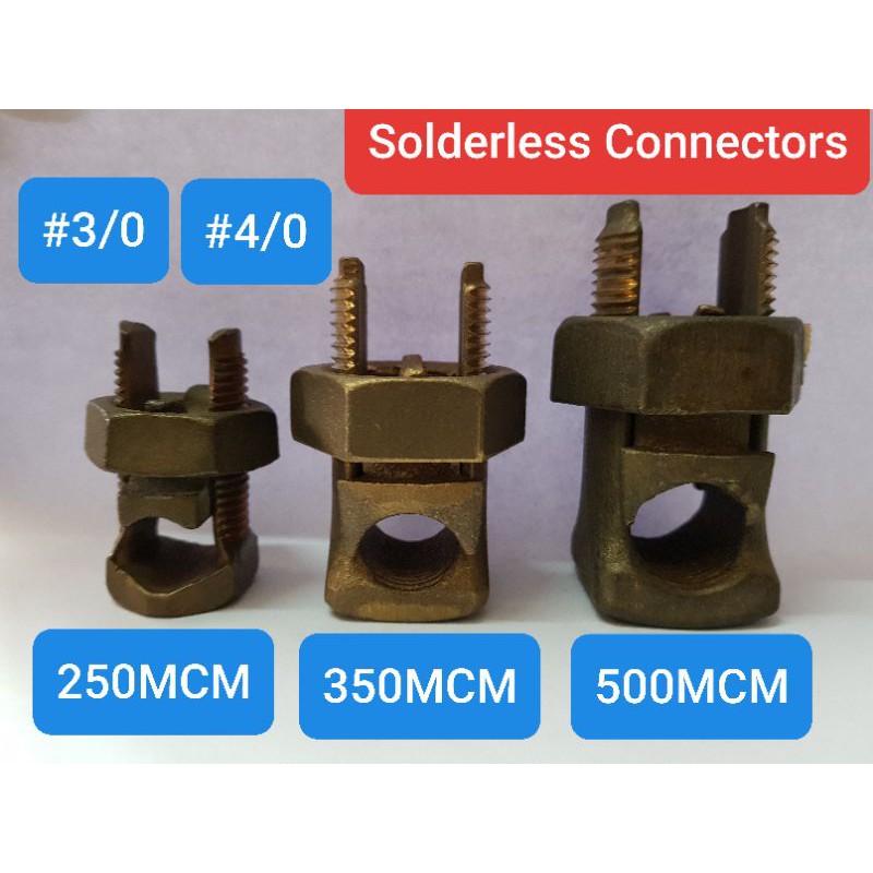 Solderless Connector SplitBolt Connector 3/0, 4/0, 250MCM, 350MCM