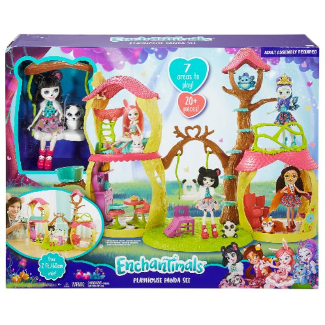 enchantimals playhouse panda set