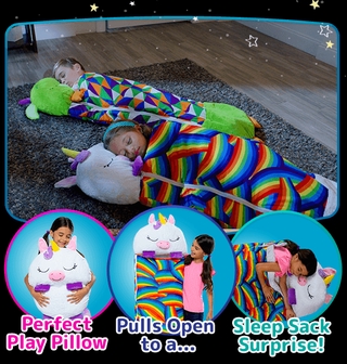 Unicorn Sleeping Bag Happy Nappers Children Warm Baby Sleeping Sack Ultra-Soft Blanket #4