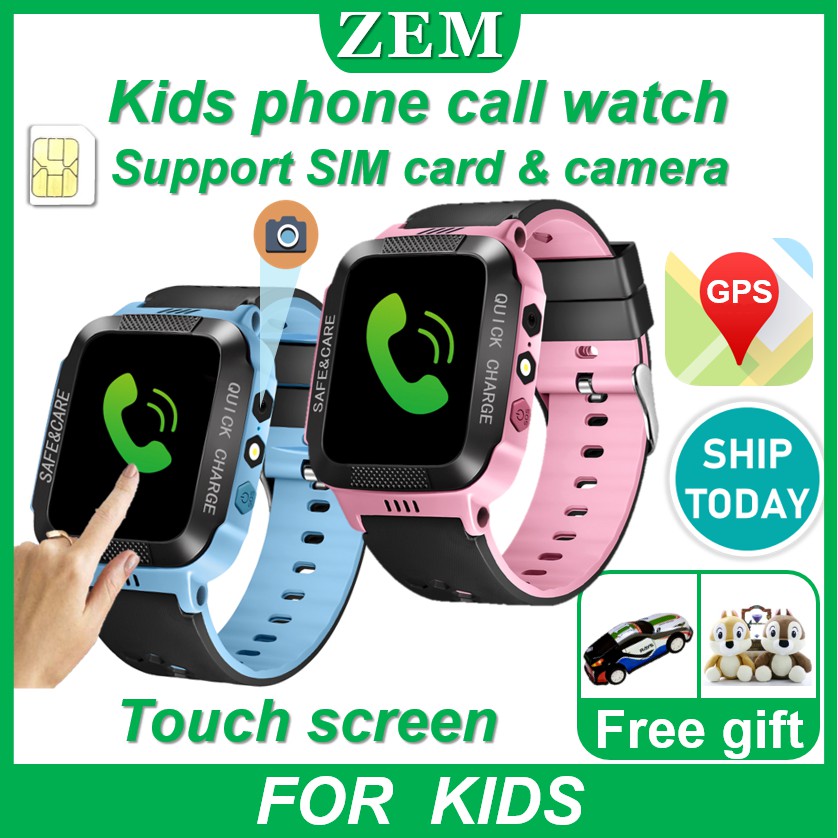 android touch screen watch phone with camera