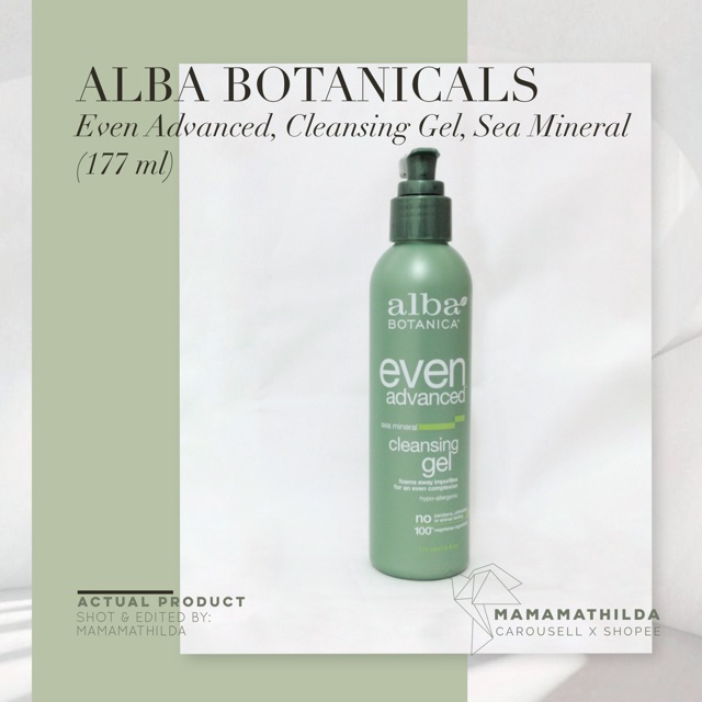 alba botanica even advanced cleansing gel