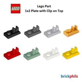 Lego Part - 1x2 Plate with Clip on Top (5pcs per Lot) | Shopee Philippines