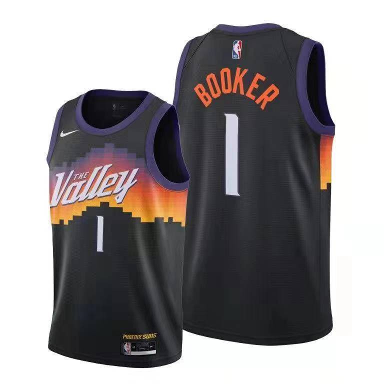 High Quality Nba SUNS Basketball BOOKER VALLEY BASKETBALL Jersey