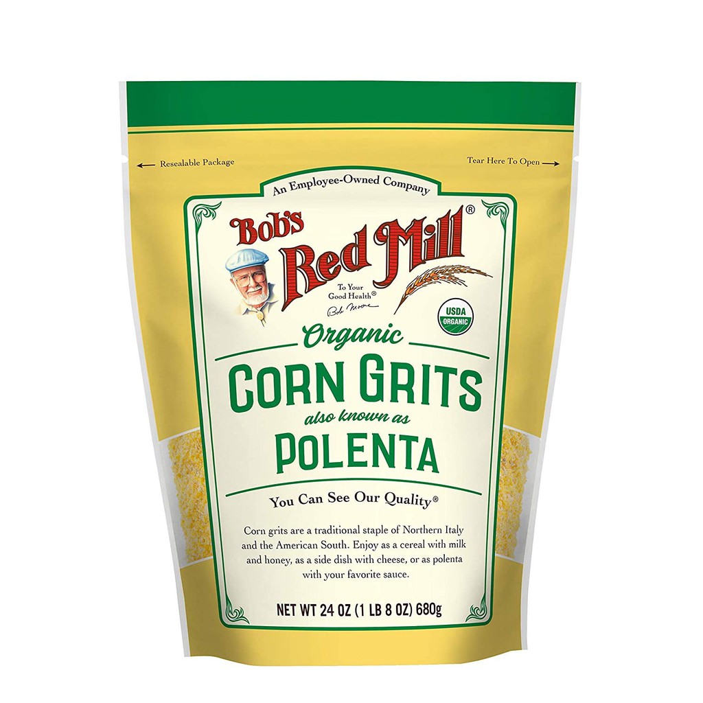 Bob S Red Mill Organic Corn Grits Polenta 680g Shopee Philippines