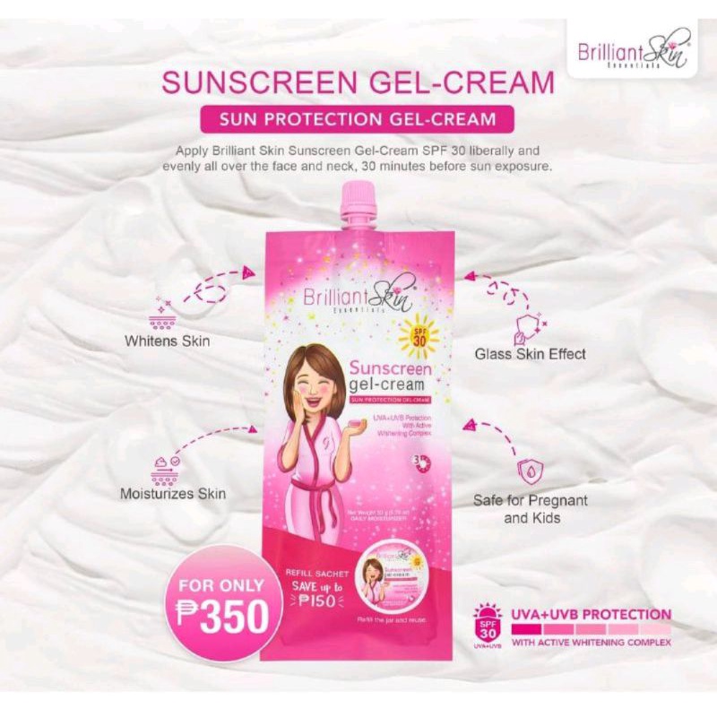 brilliant sunscreen sachet price