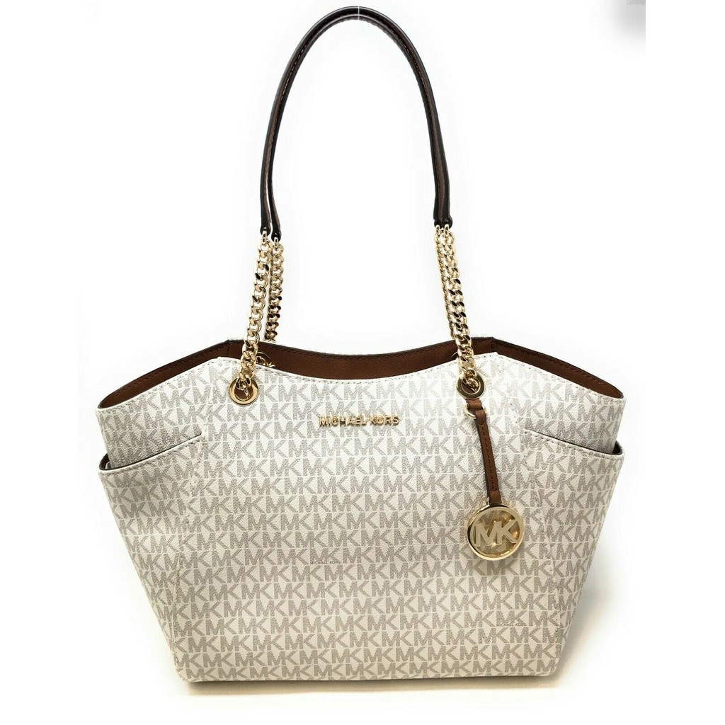 michael kors jet set travel chain shoulder tote bag