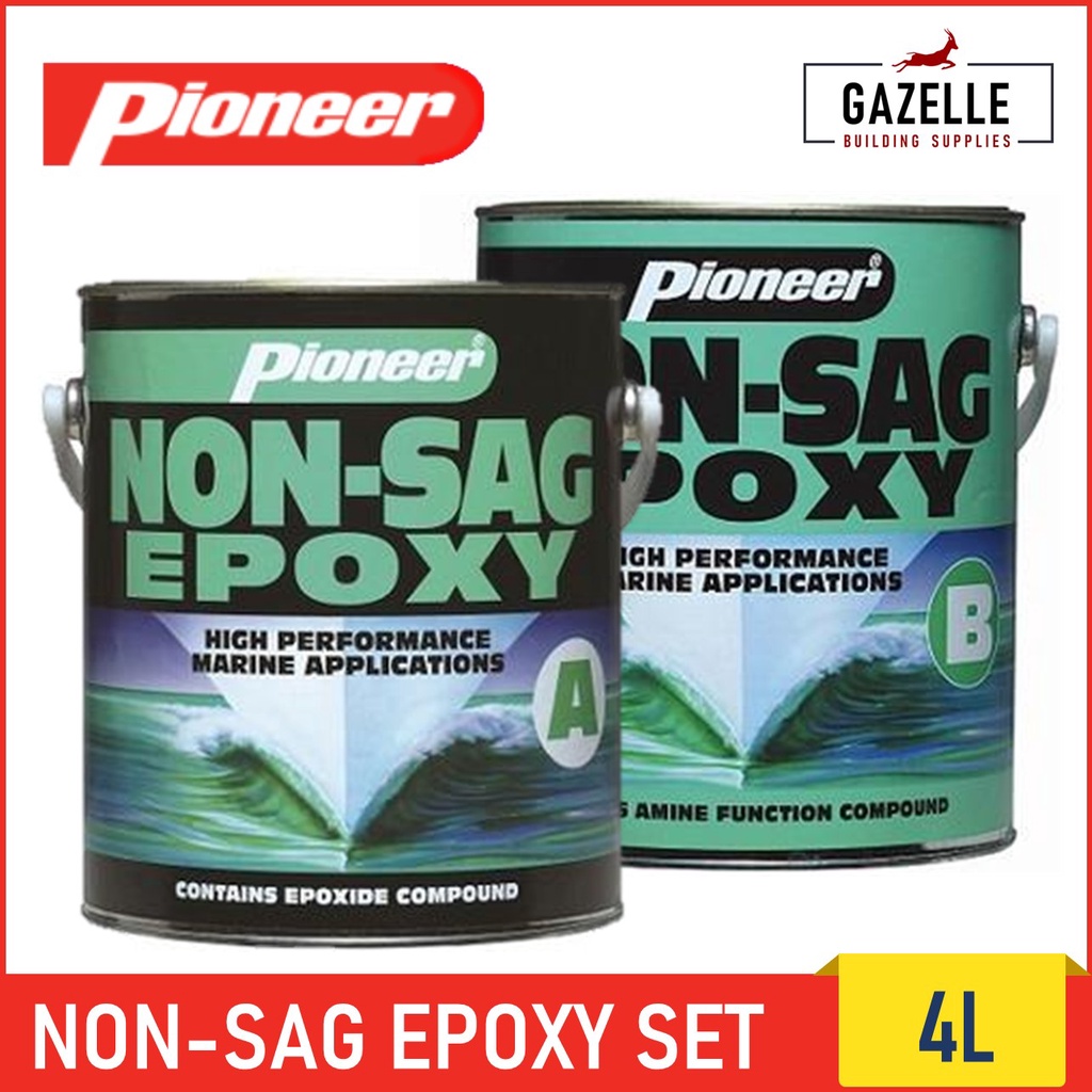 PIONEER NON-SAG Marine Epoxy High Performance - 4L | Shopee Philippines