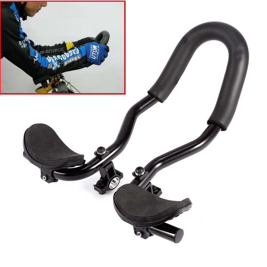 goedkeuren lengte leg uit Bike Aero Bar Cycling Adjustable Multi-Position Armrest Triathlon Handlebar  | Shopee Philippines
