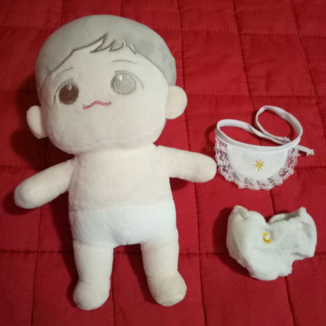 On Hand Exo Babyboo Baekhyun Doll 20cm Shopee Philippines
