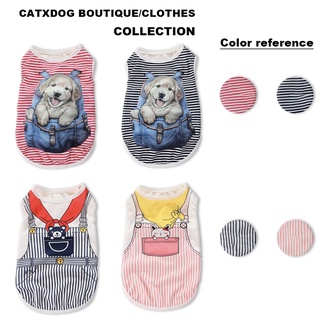 【Great Discount】Small dog undershirt Bear/Dog/Rabbit Pattern Vest pet puppy clothes for shih tzu damit ng aso 【XS-XXL Summer 】