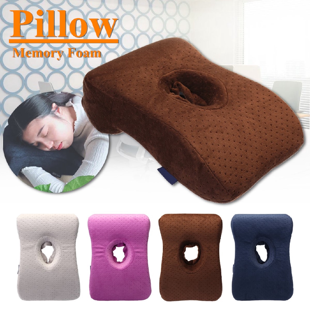 memory foam and down pillow