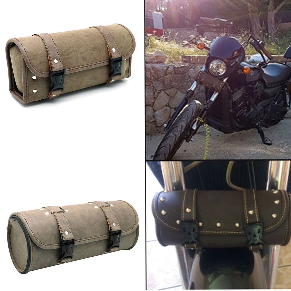 leather tail bag motorcycle