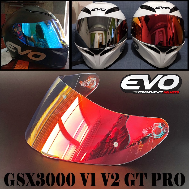 Iridium Lens REVO Visor Lens Fit for EVO GSX3000 V1 V2 GT PRO helmet