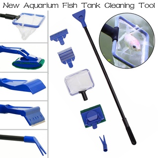 New aquarium fish tank aquarium cleaning tool fish tank cleaning brush fish tank brush long handle