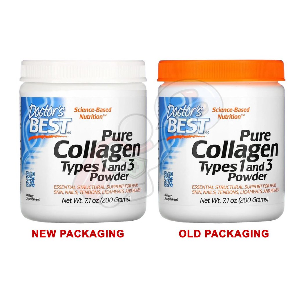 Doctor's Best, Pure Collagen Types 1 And 3 Powder, 7.1 Oz (200 G ...