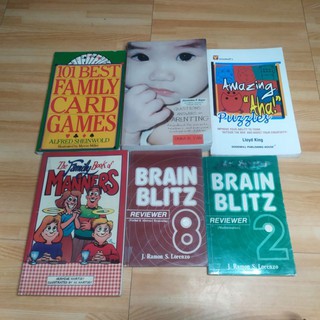 [PRELOVED BOOKS] Puzzles, Card Games, Book of Manners and Parenting