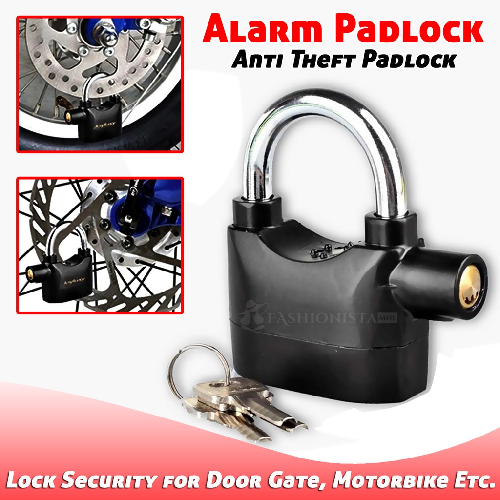 motorbike alarm lock