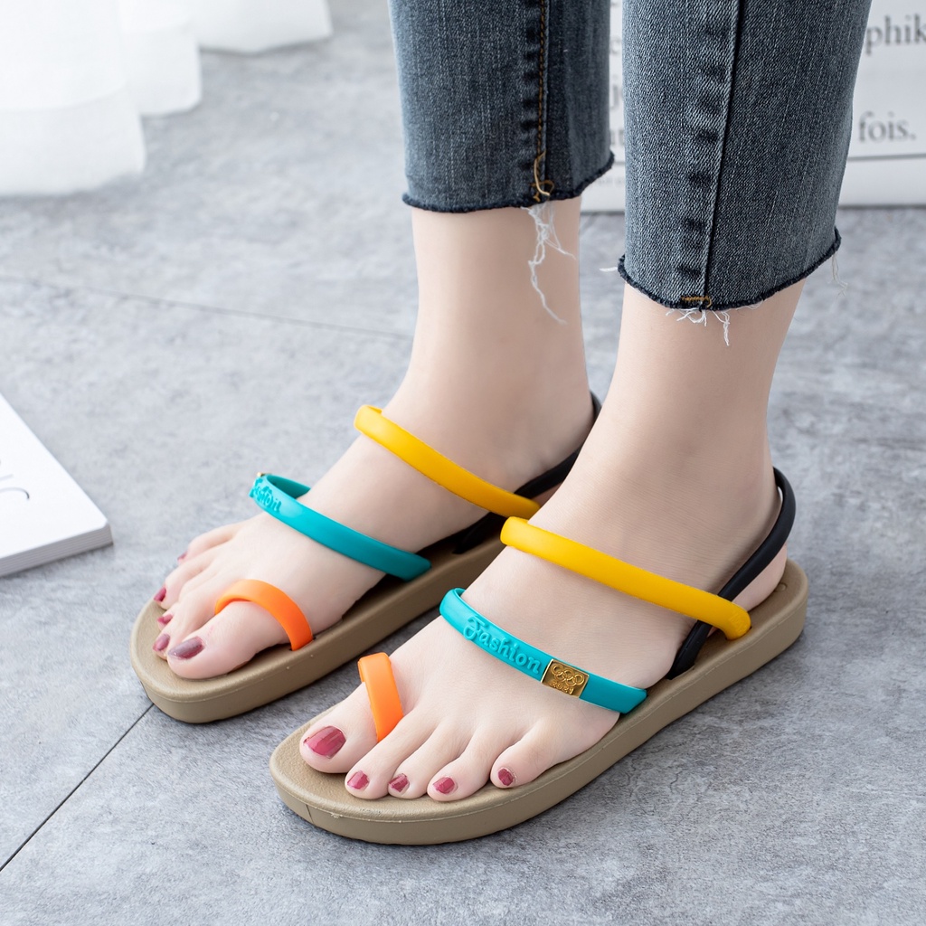 Womens Wide Width Flat Flops Flip Slipper Shoes Hot! Ladies Girls Summer Fashion Crystal Thong Sandals