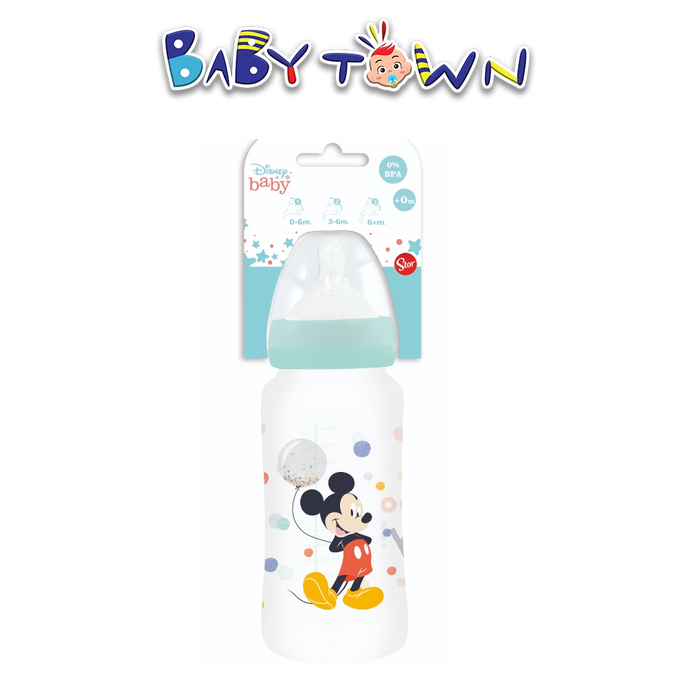 Disney Baby Stor Baby 12 Oz Wideneck Bottle Silicone Teat 3 Positions ...