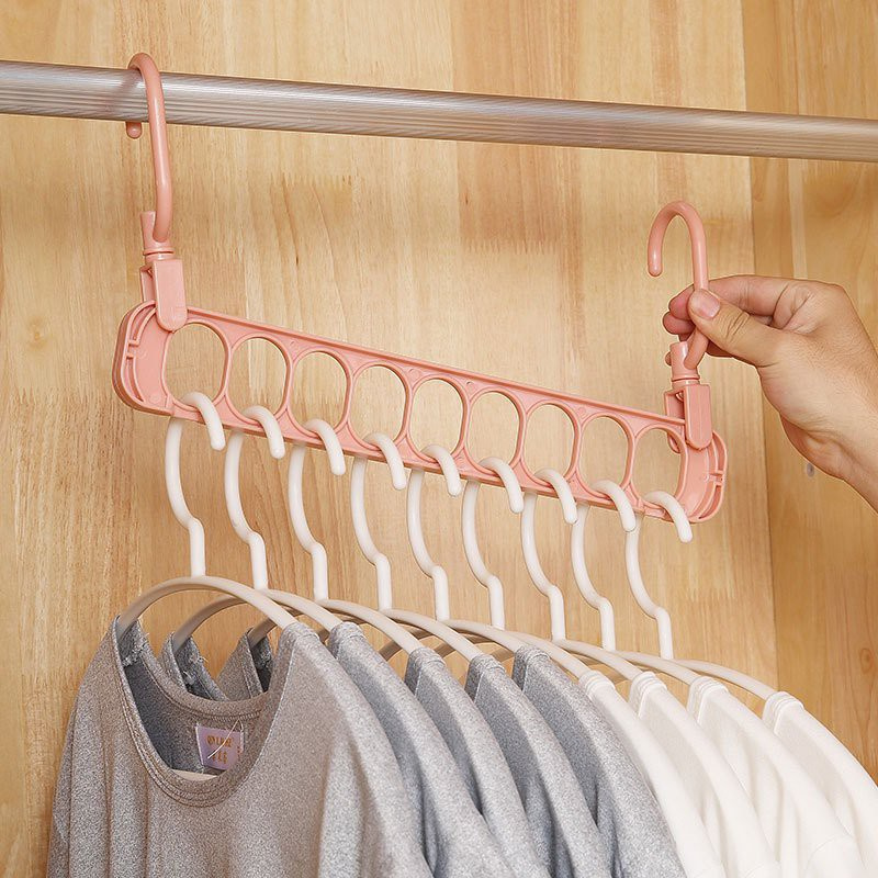 Multipurpose multihole clothes hanger saves space, 9hole hanger Shopee Philippines