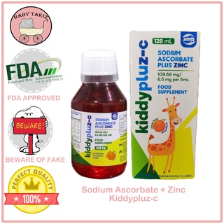 Kiddypluz-c 120mL (Sodium ascorbate + zinc) kiddypluz-c syrup