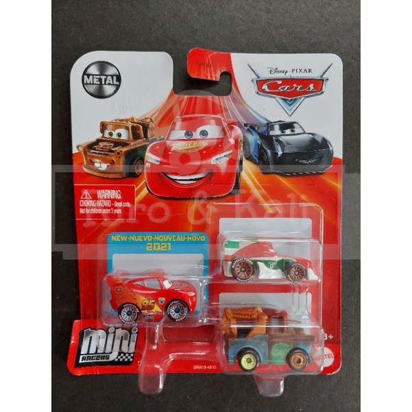 cars mini racers 3 pack