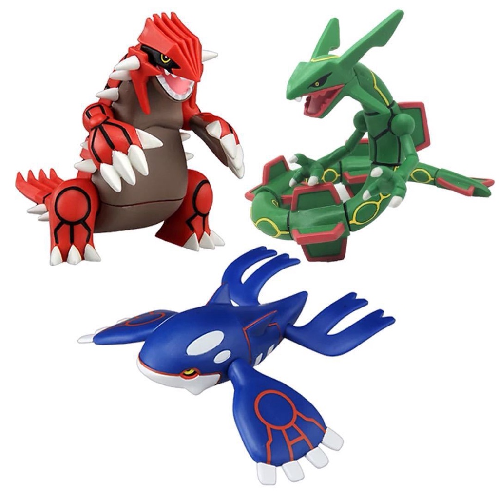 Pokemon 9cm Rayquaza Groudon Kyogre Greninja Mimikyu Arceus action