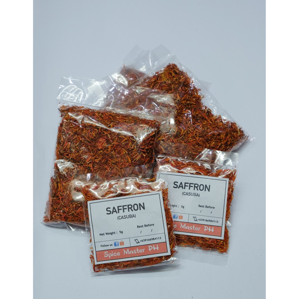 Safflower (Saffron / Kasubha) 5g / 10g / 25g Spice Master PH Shopee