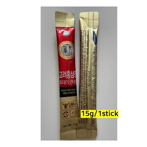[Goryeo Red ginseng] Today Good Time Red ginseng stick 15g (without box) Bulk packing korean health tea Immunity + Free gift
