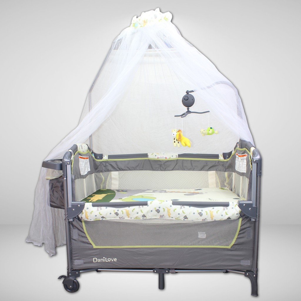 BBA Danilove Newborn Portable Baby Crib Playpen Co-sleeper