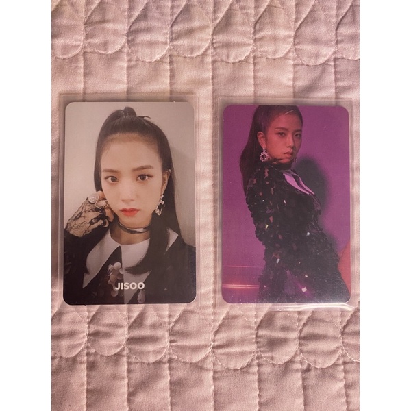 Set Only Blackpink Jisoo Square Up Photocards Shopee Philippines