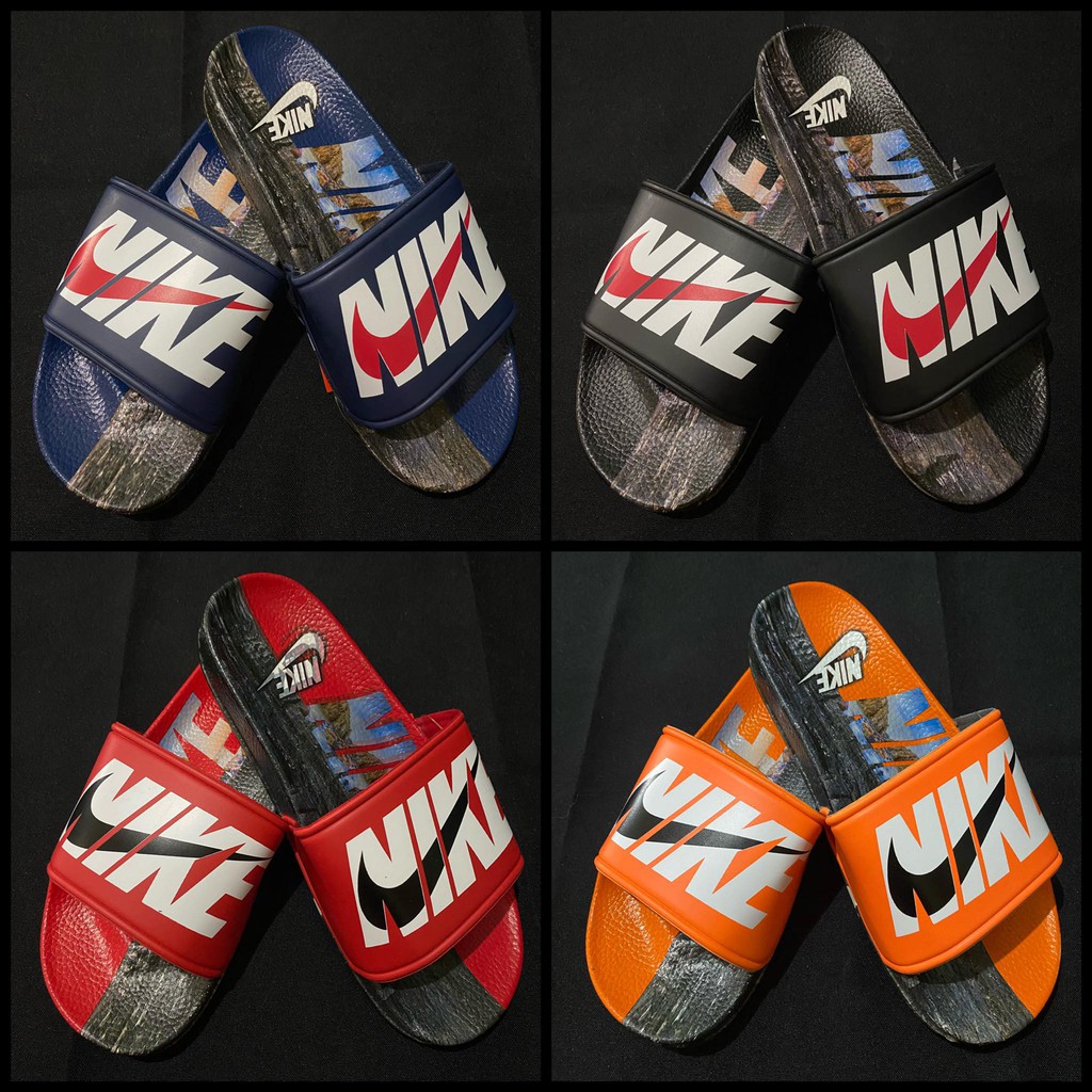 nike slides rubber