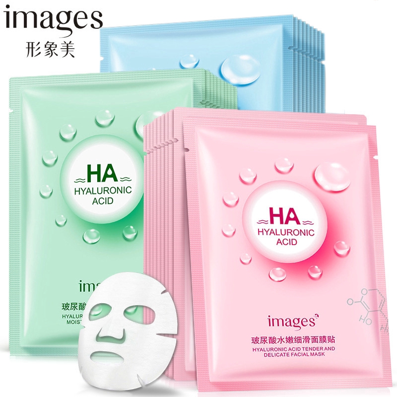 Images 1Pcs Hyaluronic Acid Moisturizing Mask Replenishment Facial Mask ...