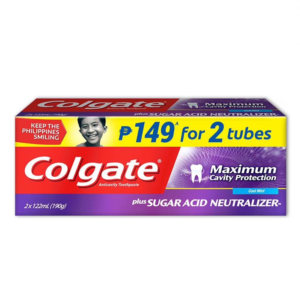 Colgate Maximum Cavity Protection plus Sugar Acid Neutralizer AntiCavity Family Toothpaste
