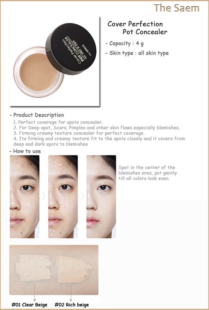 the saem pot concealer