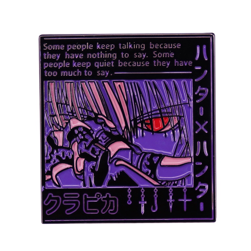 HxH Zodiacs ”Rat” Kurta Clan Blacklist Hunter Kurapika Devil Eye Enamel pin badge brooch Anime HunterXHunter fans great addition