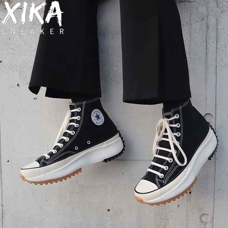 4-colors Converse Run Star Hike Black and White Orange Purple Thick Bottom  Raw Rubber High-top Canva | Shopee Philippines