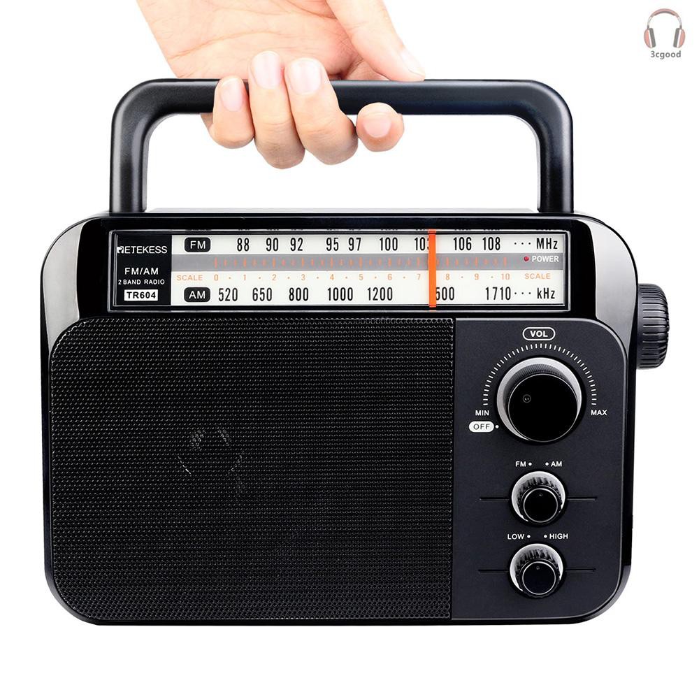☀ Retekess TR604 AM / FM Radio for the Elderly Two Band Radio Portable