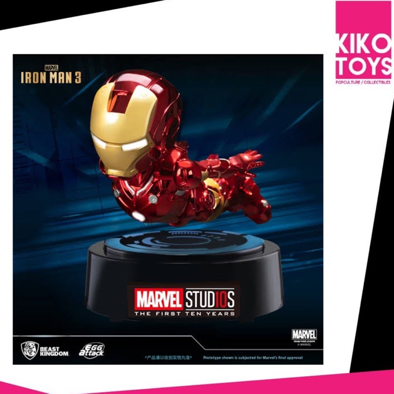 marvel studios iron man floating toy