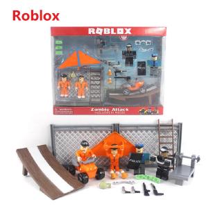 High Quality Roblox Building Blocks Zombie Attack Set Virtual World Games Robot Action Figure Toys Diy Kids Birthday Party Gifts 4 Dolls With Accessories Educational Toys Shopee Philippines - robot building contest 35 4 code name james roblox