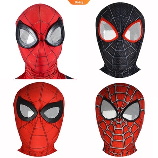 The Avengers Iron Spiderman No Way Home Miles Morales Deadpool Elastic Mask Spider Man Headcover Cosplay Headgear For Adult Kids [BL] #3