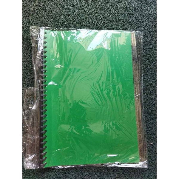 A4 CLEAR BOOK 20 PLASTIC SHEETS Shopee Philippines