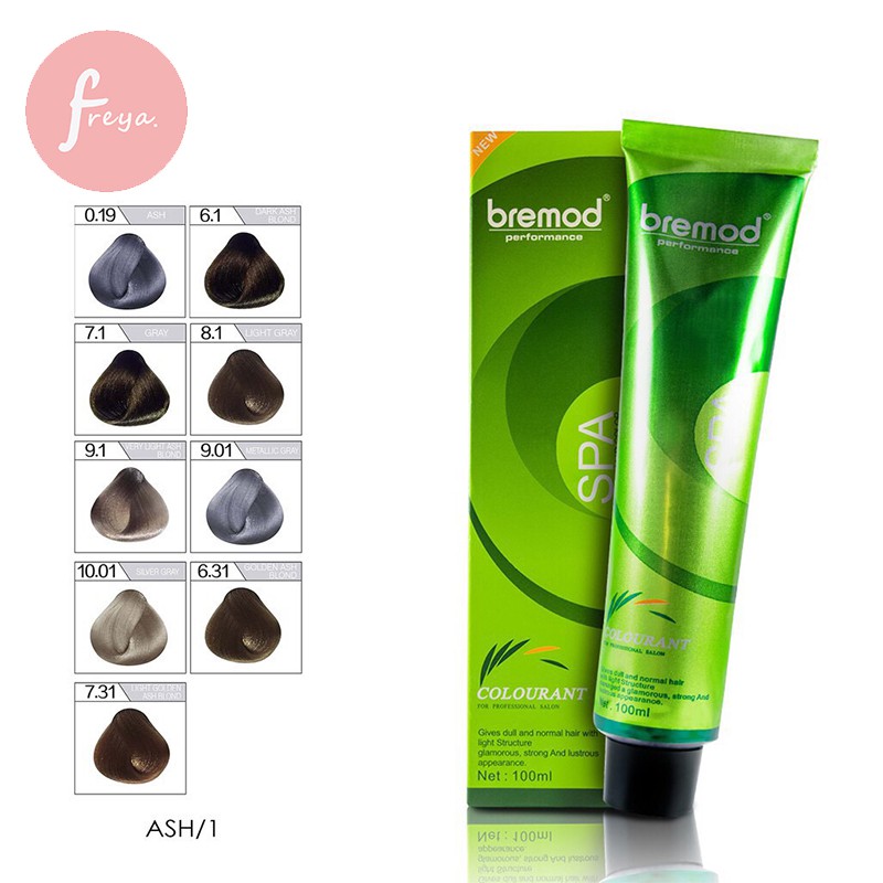 Bremod Performance Hair Color with Oxidant 100ml - Ash/1 ...