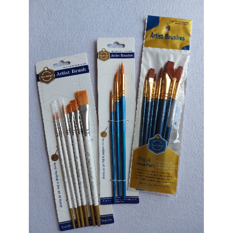 Artist Brush Sets 7pcs, 6pcs, 3pcs Shopee Philippines