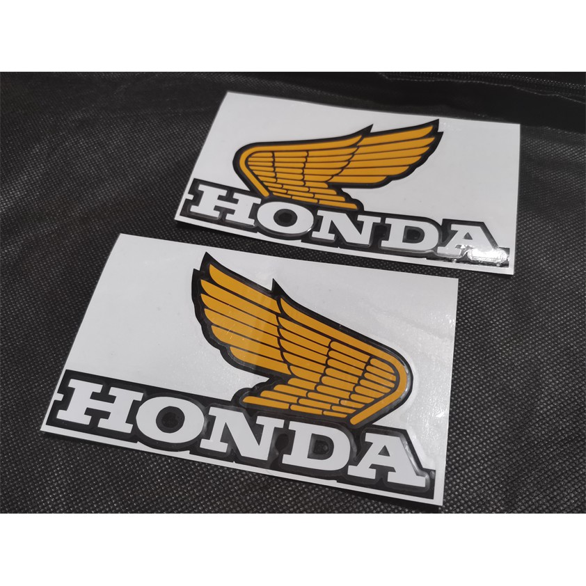 Honda Classic Gold Wing Logo 1 Pair Shopee Philippines