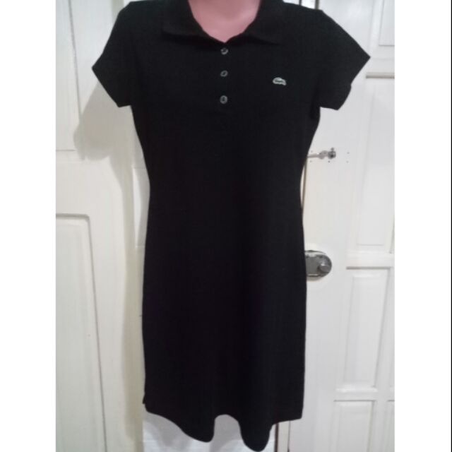 black lacoste dress