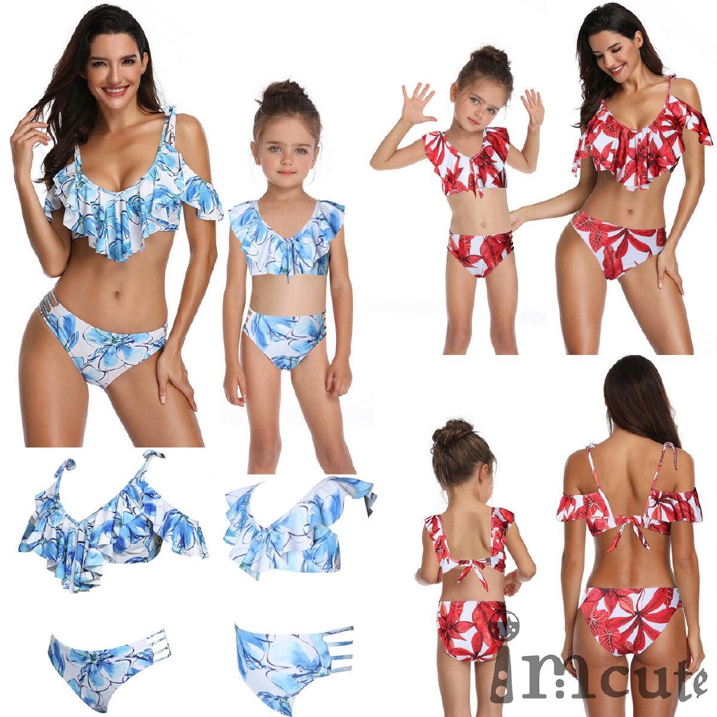 matching mommy daughter swimwear