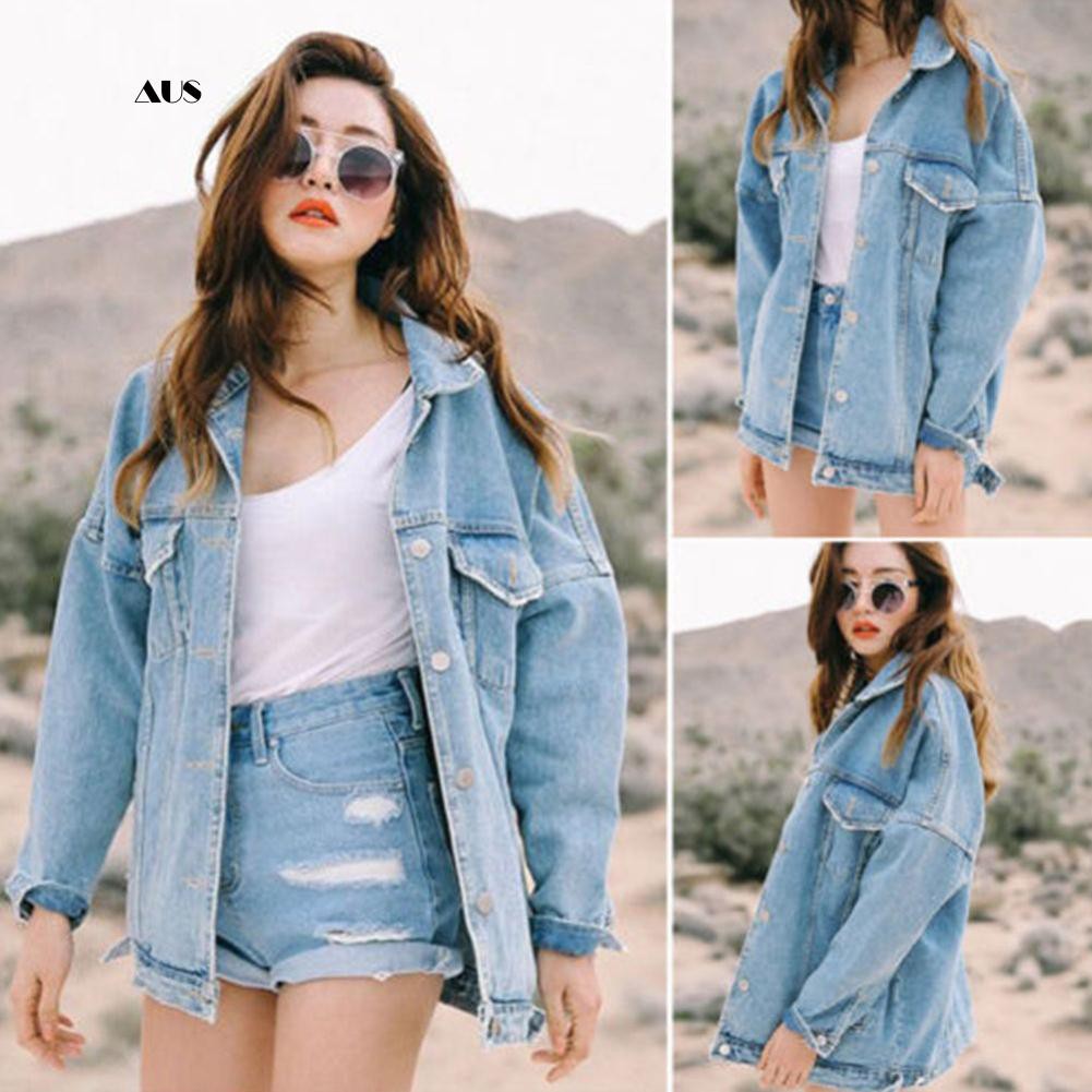 oversized jeans jacket womens